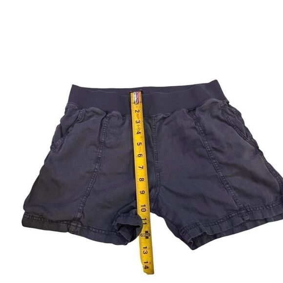 FAHERTY Womens Arlie Blue Shorts Size Small Organic Cotton Linen Blend - Picture 5 of 9